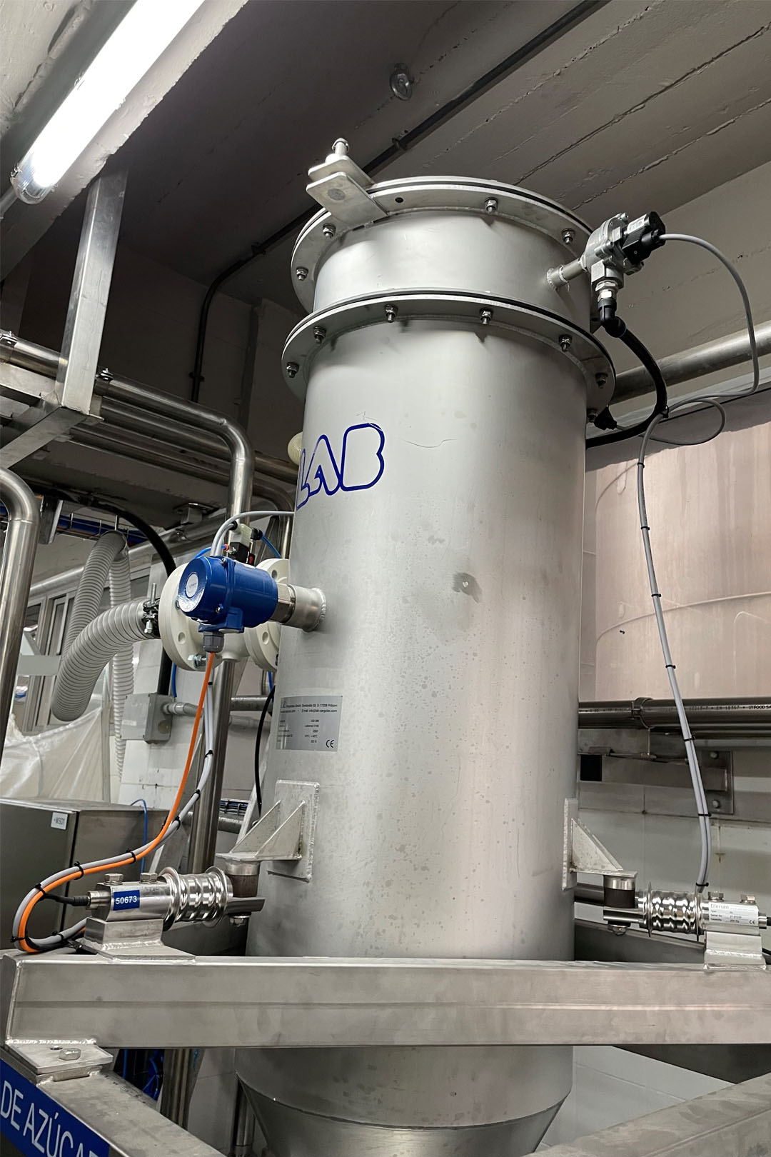 Mixer on Eilersen BL load cell