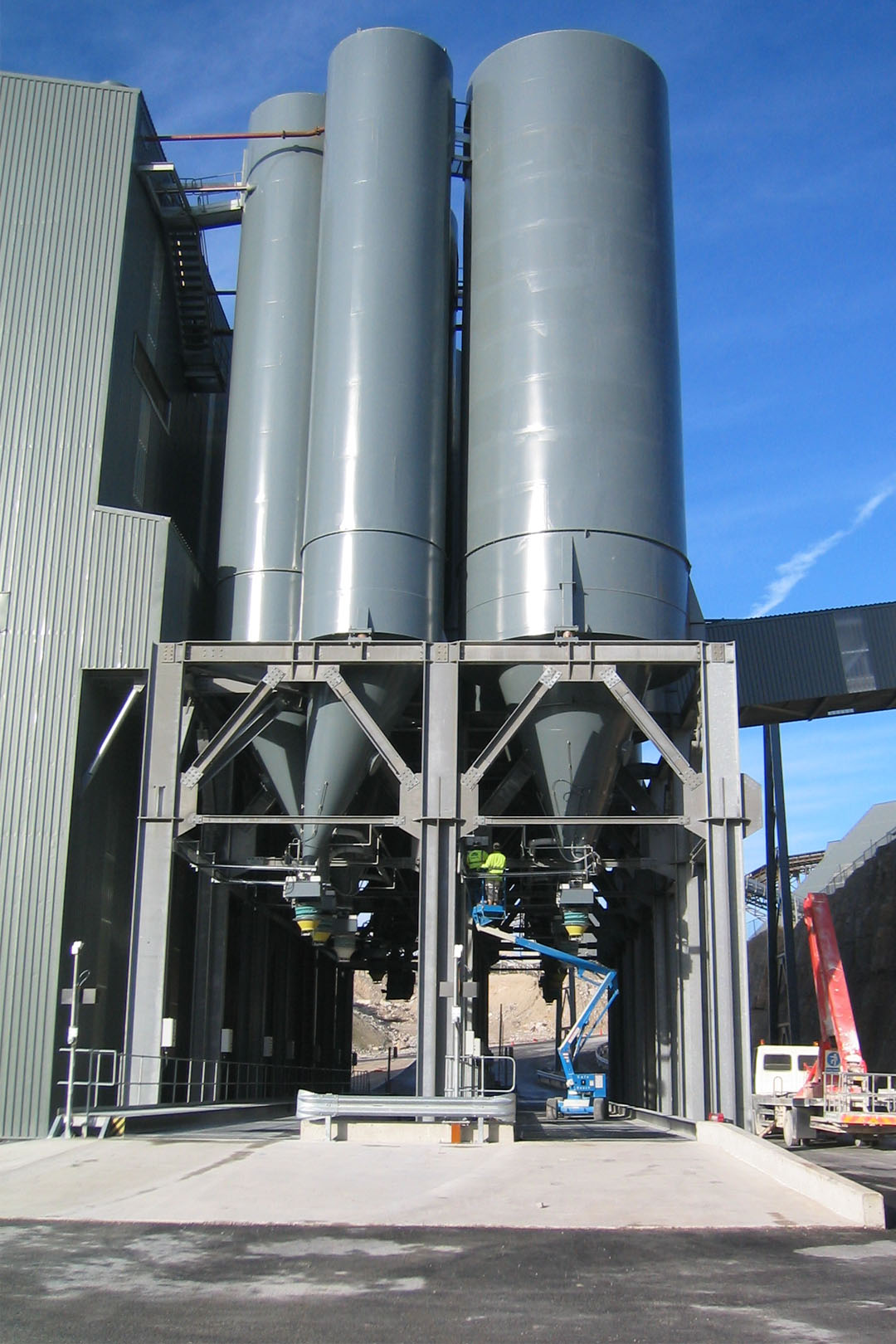 Silo weighing in mining industry