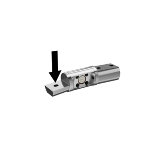 Capacitive load cell under load