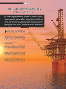 Download and read article: Eilersen Load Cells - Oil and Gas Innovation October 2015