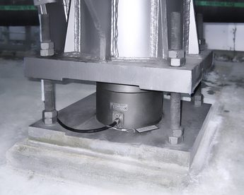 Eilersen heavy duty compression load cells used for silo weighing
